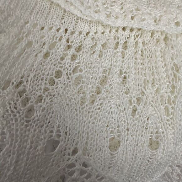 Lauren Ralph Lauren Womens Linen Knit Cardigan Sweater Size Petite Medium PM - Picture 8 of 9